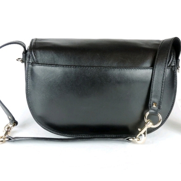 MICHAEL KORS black Leather Saddlebag Convertible Bag. HTF!! - Picture 7 of 9